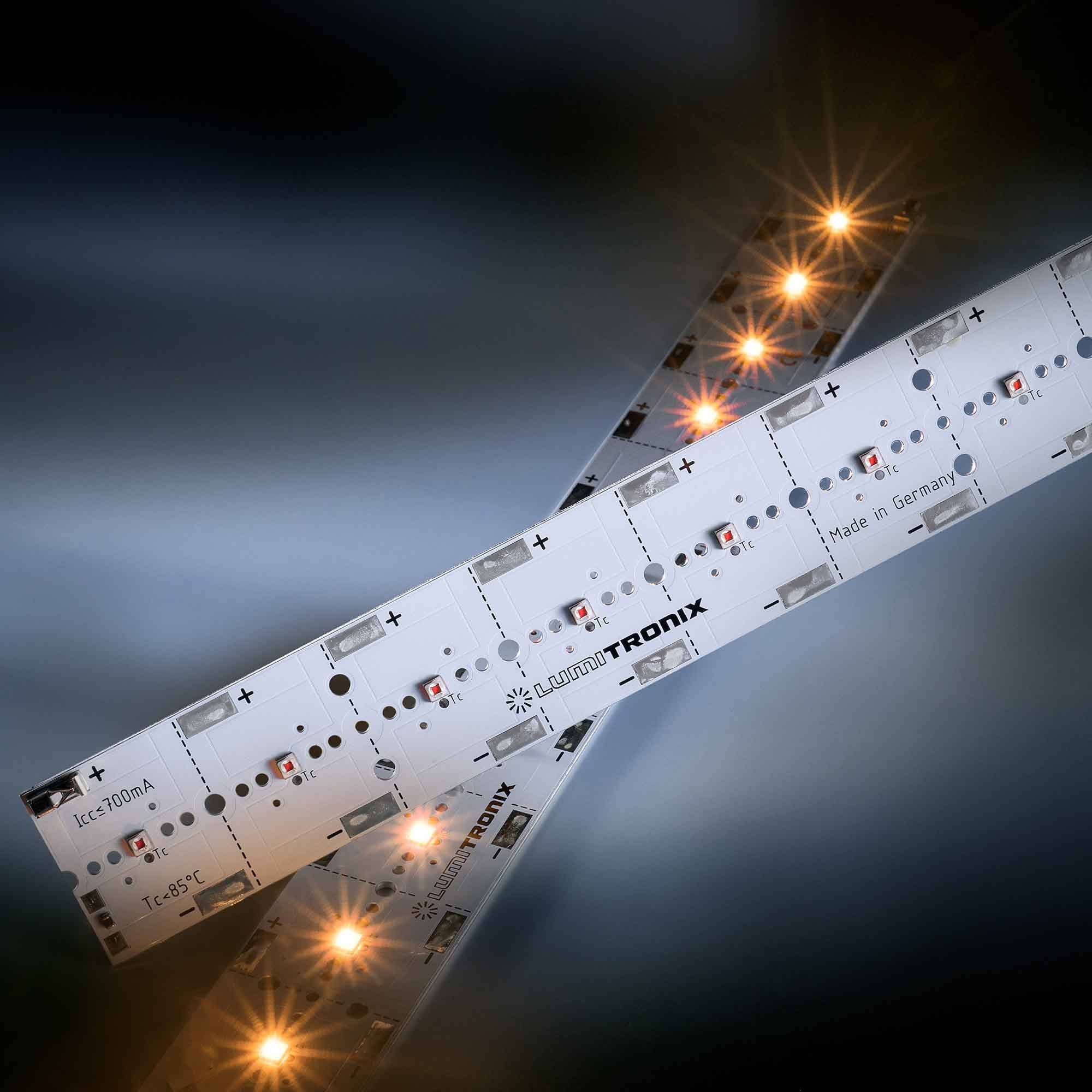 PowerBar V3 Osram Oslon Square LED Module Aluminium Cold White 5700K CRI70 3250lm 12 LEDs 700mA 25.55W 28.6cm - view 4