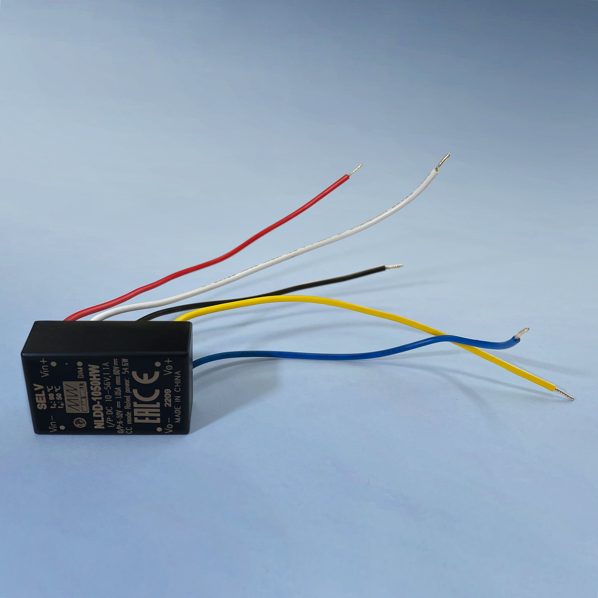 Constant Current LED Driver Mean Well NLDD-350HW 350mA 10-56VDC to 6-52VDC PWM Remote On/Off - view 3