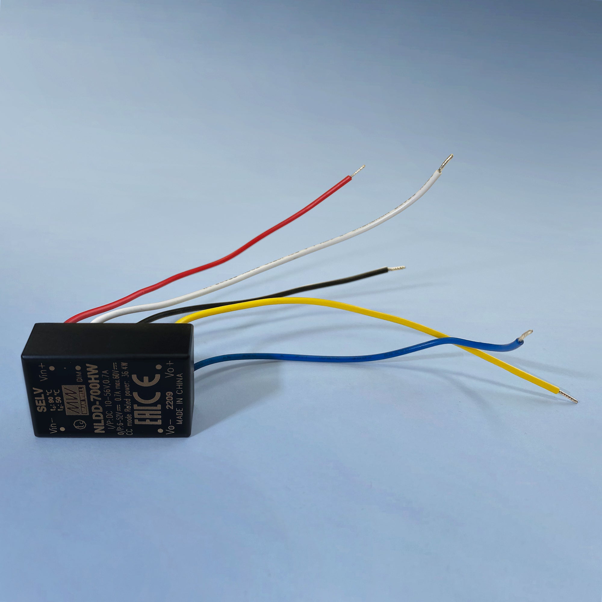 Constant Current LED Driver Mean Well NLDD-700HW 700mA 10-56VDC to 6-52VDC PWM Remote On/Off