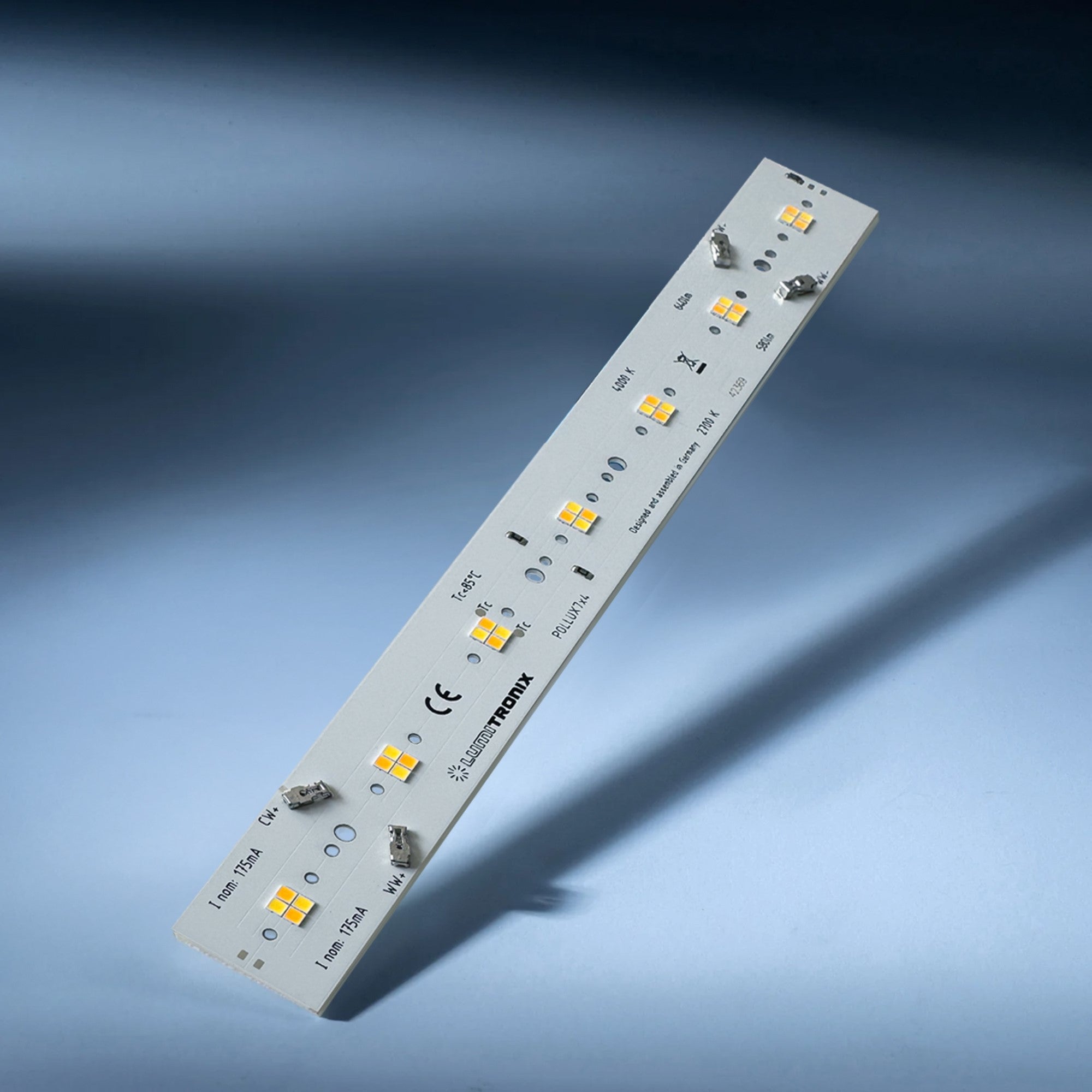 Pollux 7x4 Nichia 757 TW LED Module Tunable White 2700-4000K CRI90 640lm 175mA 3.4W 27.4cm