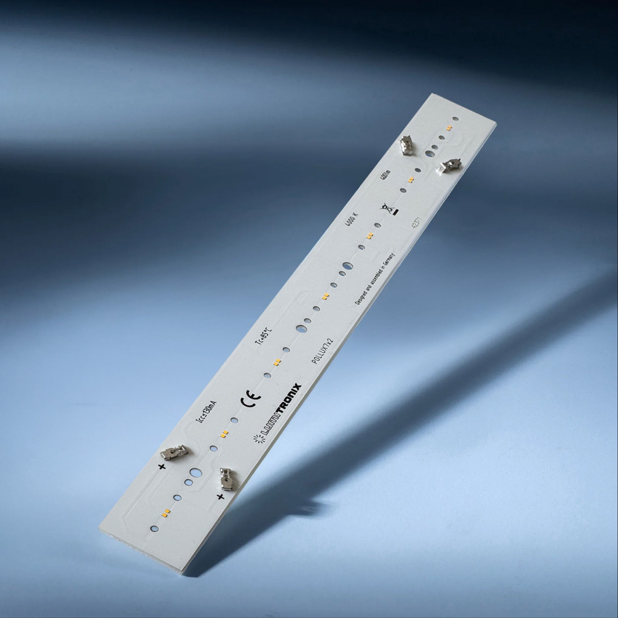 Pollux 7x2 Nichia E11 CSP LED Module Neutral White 4000K CRI80 400lm 130mA 2.5W 27.4cm