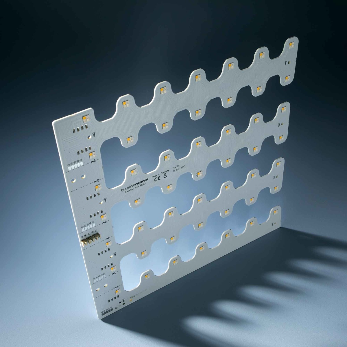 BackMatrix-49-2080 Nichia LED Module RGBW 4000K 2505lm 196 LEDs 24V 28.5W 120° 11.02x11.02" (1500 lm/sqft)