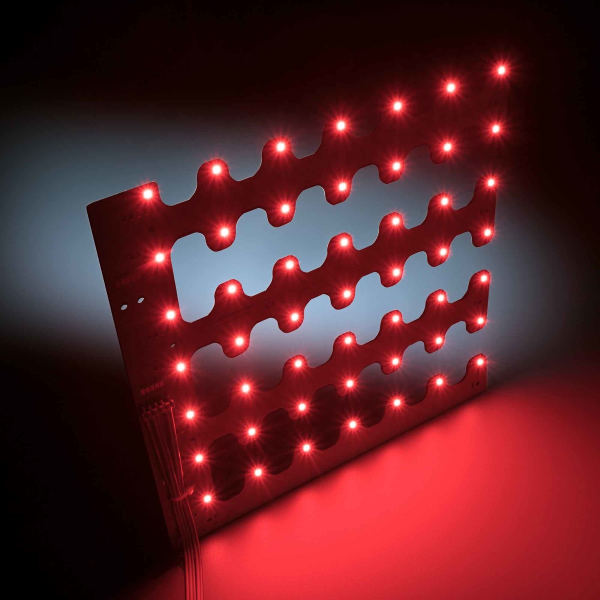 BackMatrix-49-2080 Nichia LED Module RGBW 4000K 2505lm 196 LEDs 24V 28.5W 120° 11.02x11.02" (1500 lm/sqft)