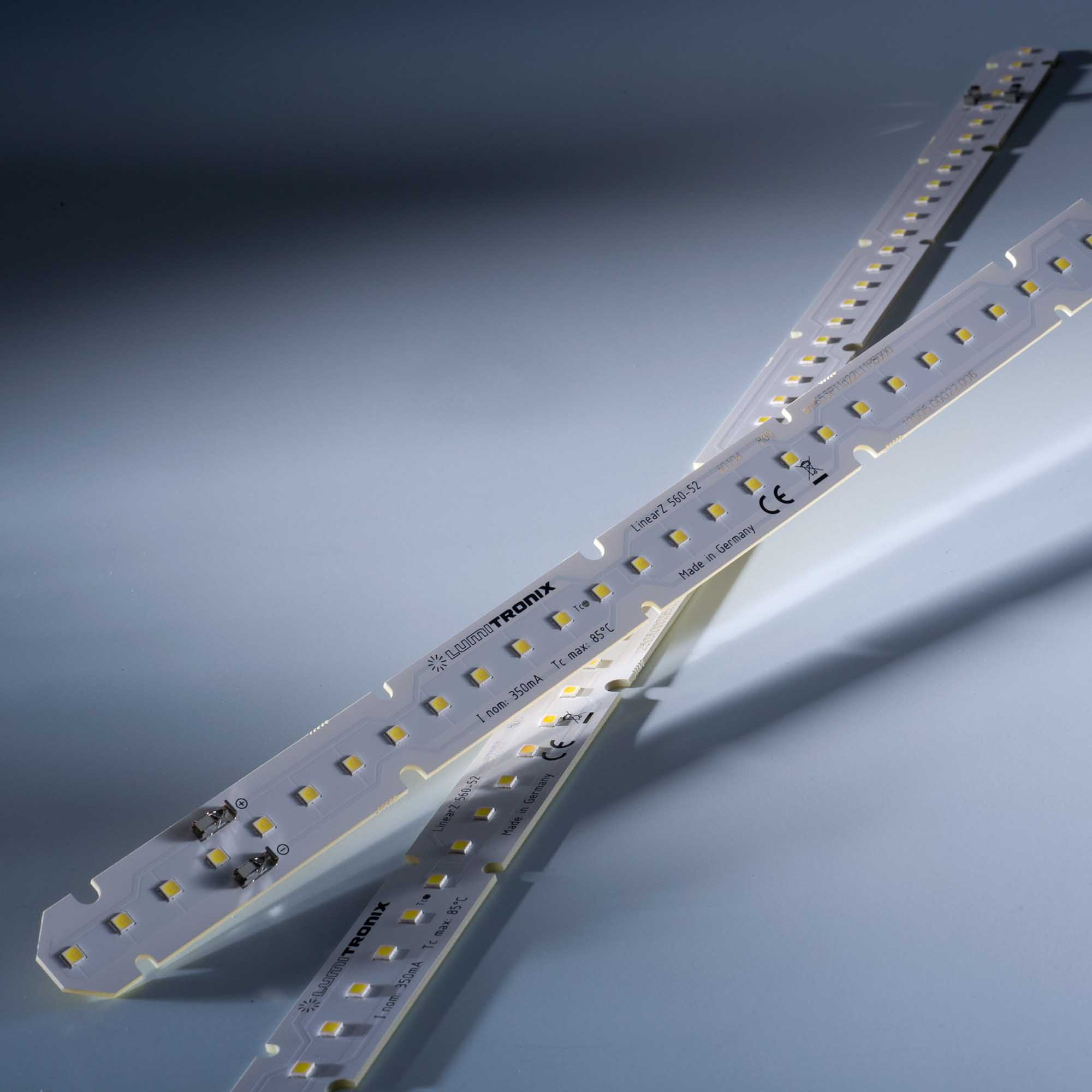 LumiBar-52-3098+ Nichia LED Strip Optisolis CRI99 D50 pure white 5000K 1504lm 28PPF 350mA 37.5V 52 LEDs 22.05in/56cm module (819lm & 7.2W/ft)