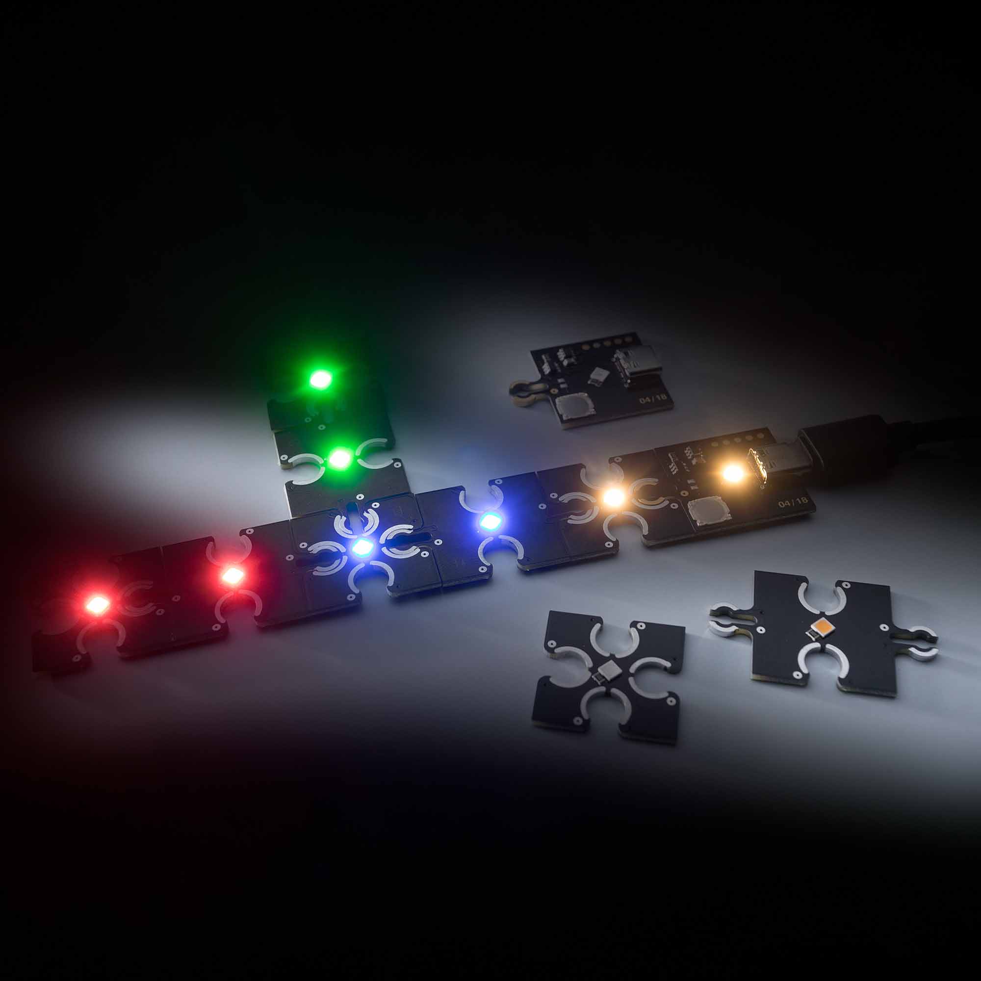 ConextPlay female module warmwhite 1 LED 0.94in/2.5cm 5V 10lm 0.1W