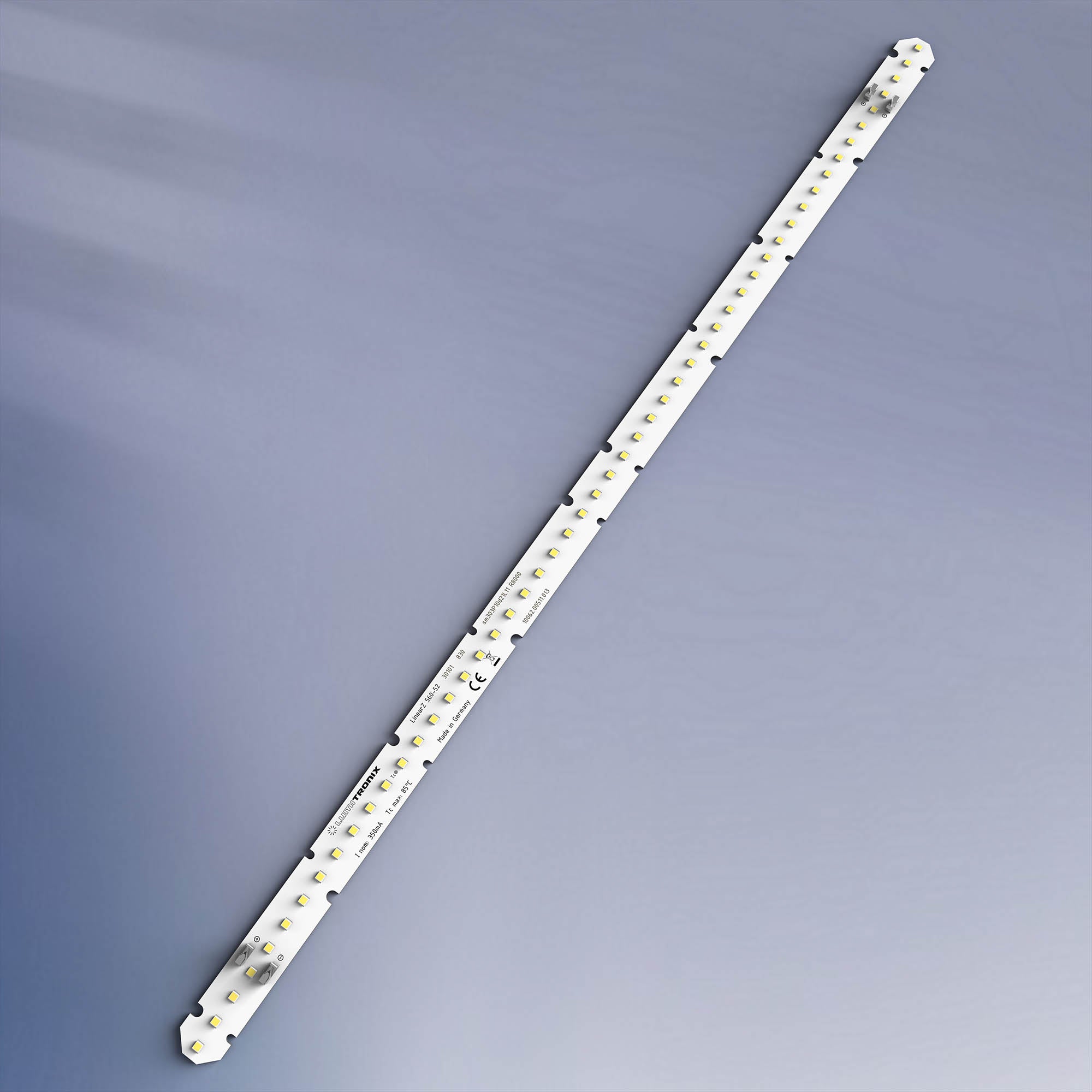 LumiBar-56-3095 Nichia H6 LED Strip Zhaga Neutral White 4000K CRI95 2090lm 350mA 36.8V 12.9W 56cm (3840lm/m 23W/m)) - view 2