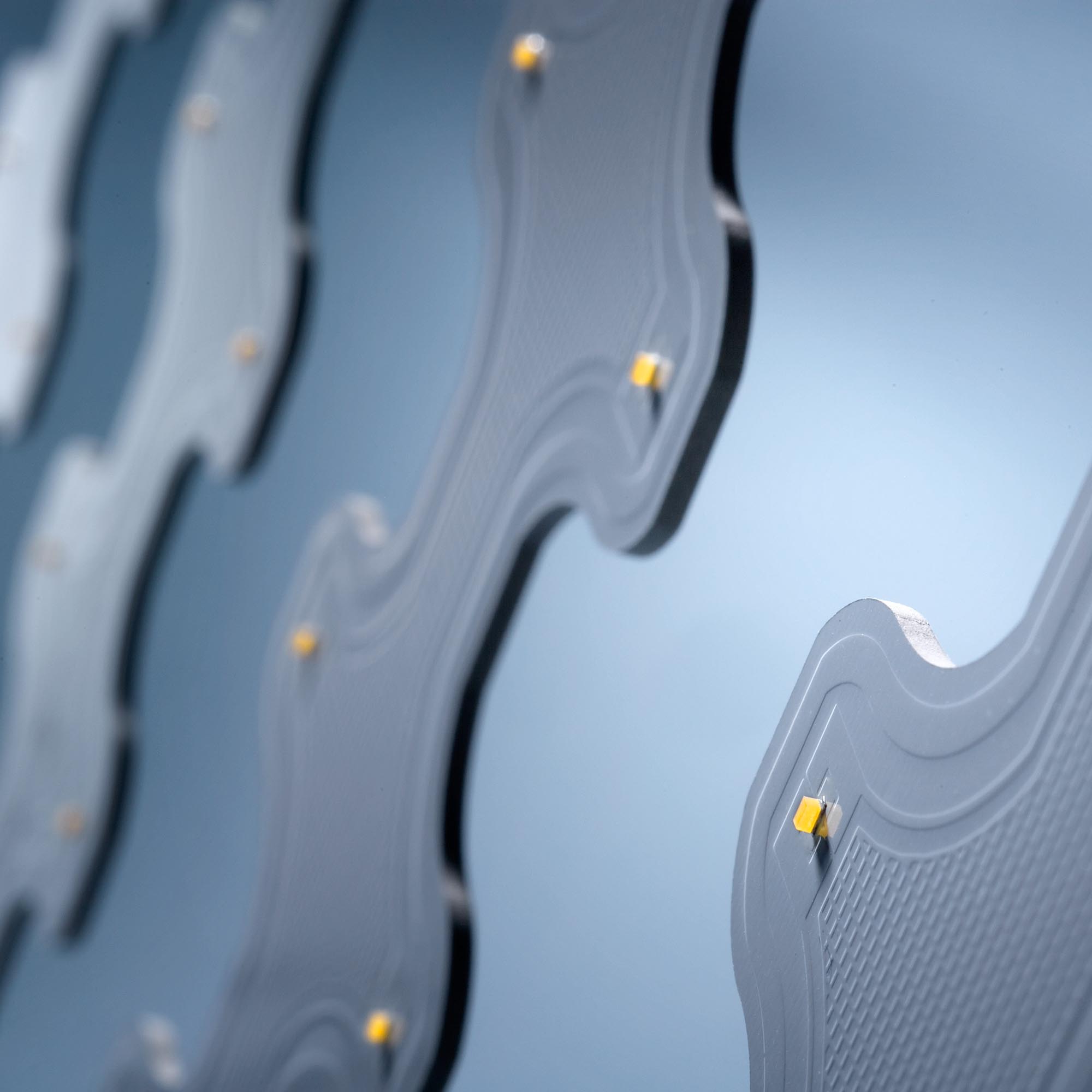 BackMatrix-49-2080 Nichia LED Module warm white CRI80 2700K 1150lm 49 LEDs 24V 10.9W 180° 11.02x11.02" (1300 lm/sqft)