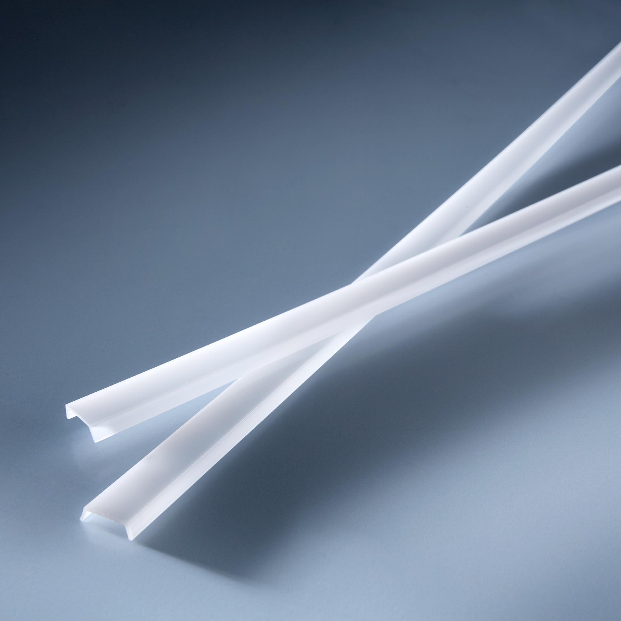 Frosted cover for Aluflex Aluminum Profile for LED strips 39.72" (used with end caps)