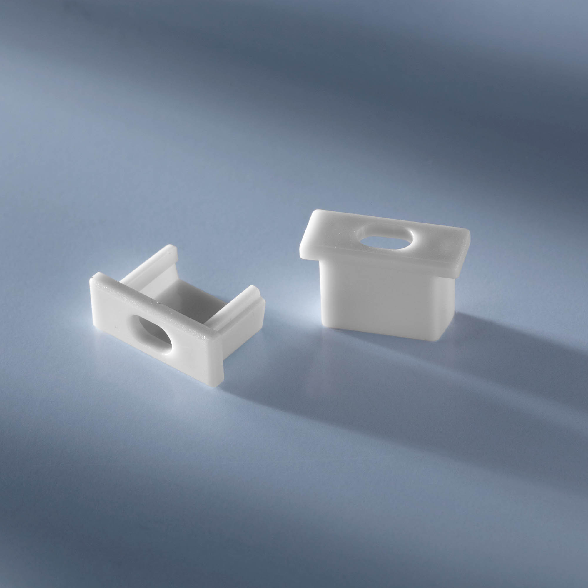 Open end cap for Aluflex Aluminum Profile for LED strips low height 40.15"