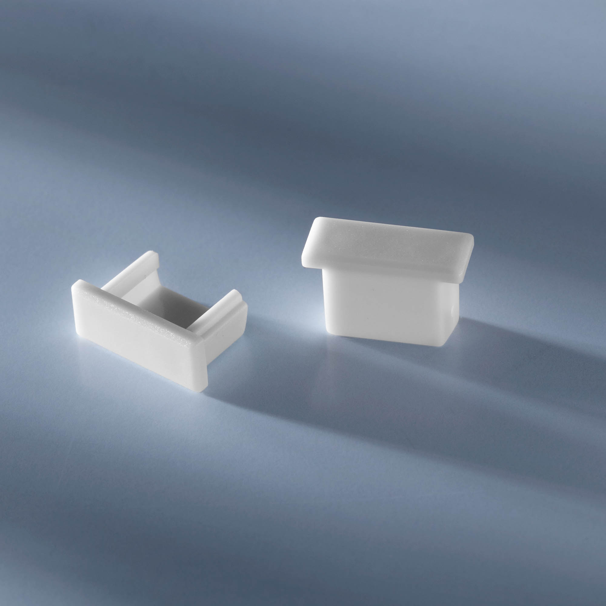 Closed end cap for Aluflex Aluminum Profile low height 40.15"