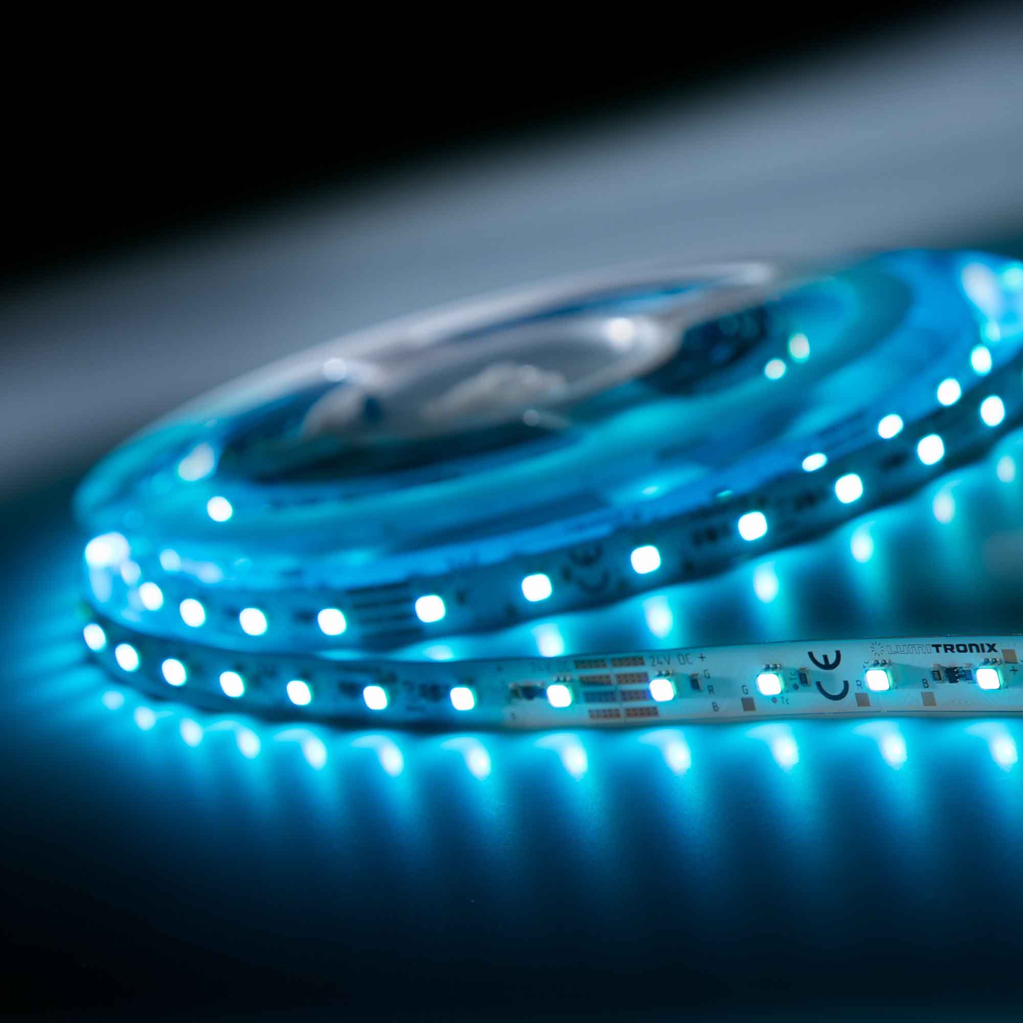 LumiFlex-RGB-2080 Osram LED Strip RGB 2475lm 24V 60 LEDs/m 16ft/5m reel (150lm & 3.41W/ft) 