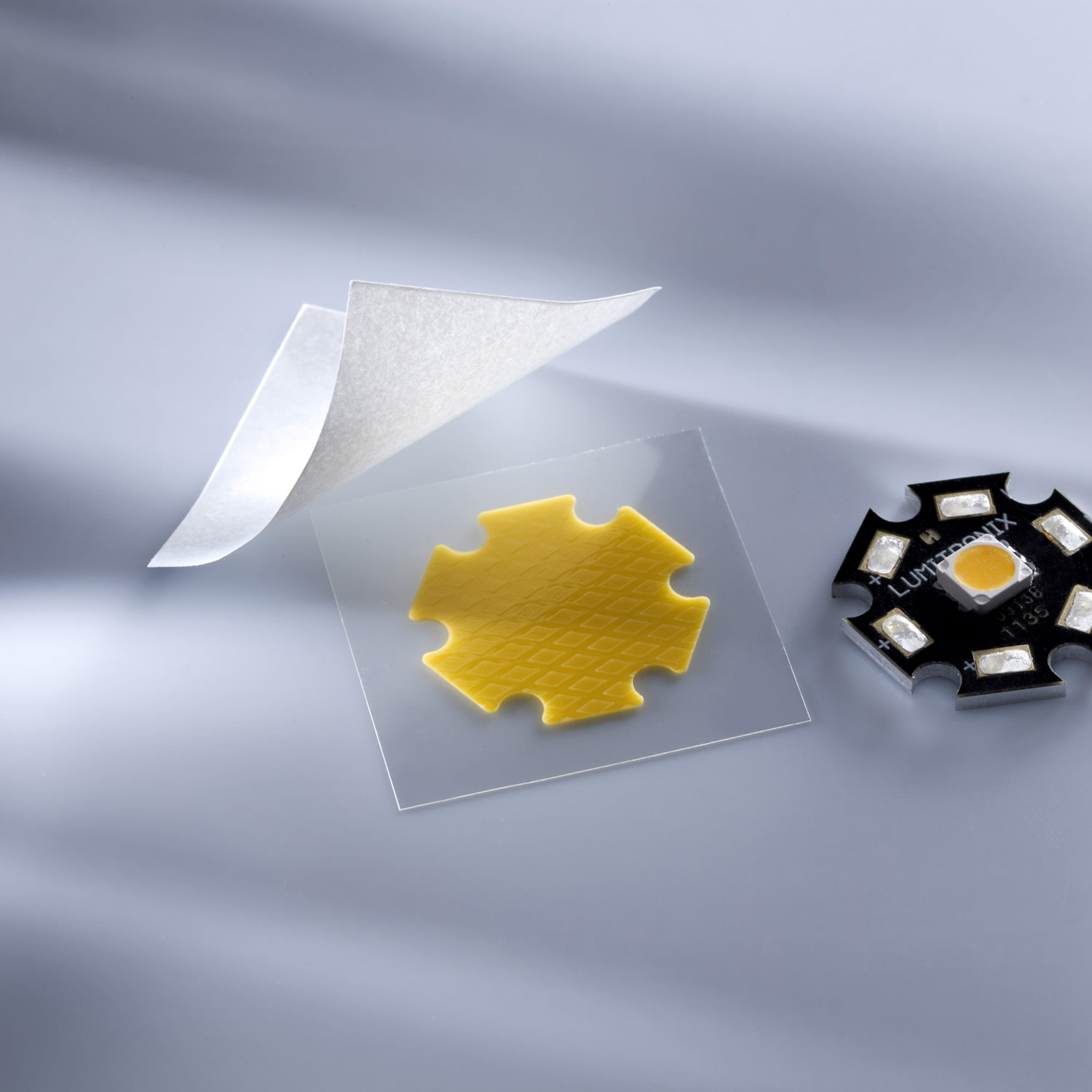 Adhesive pad for star (PCB)