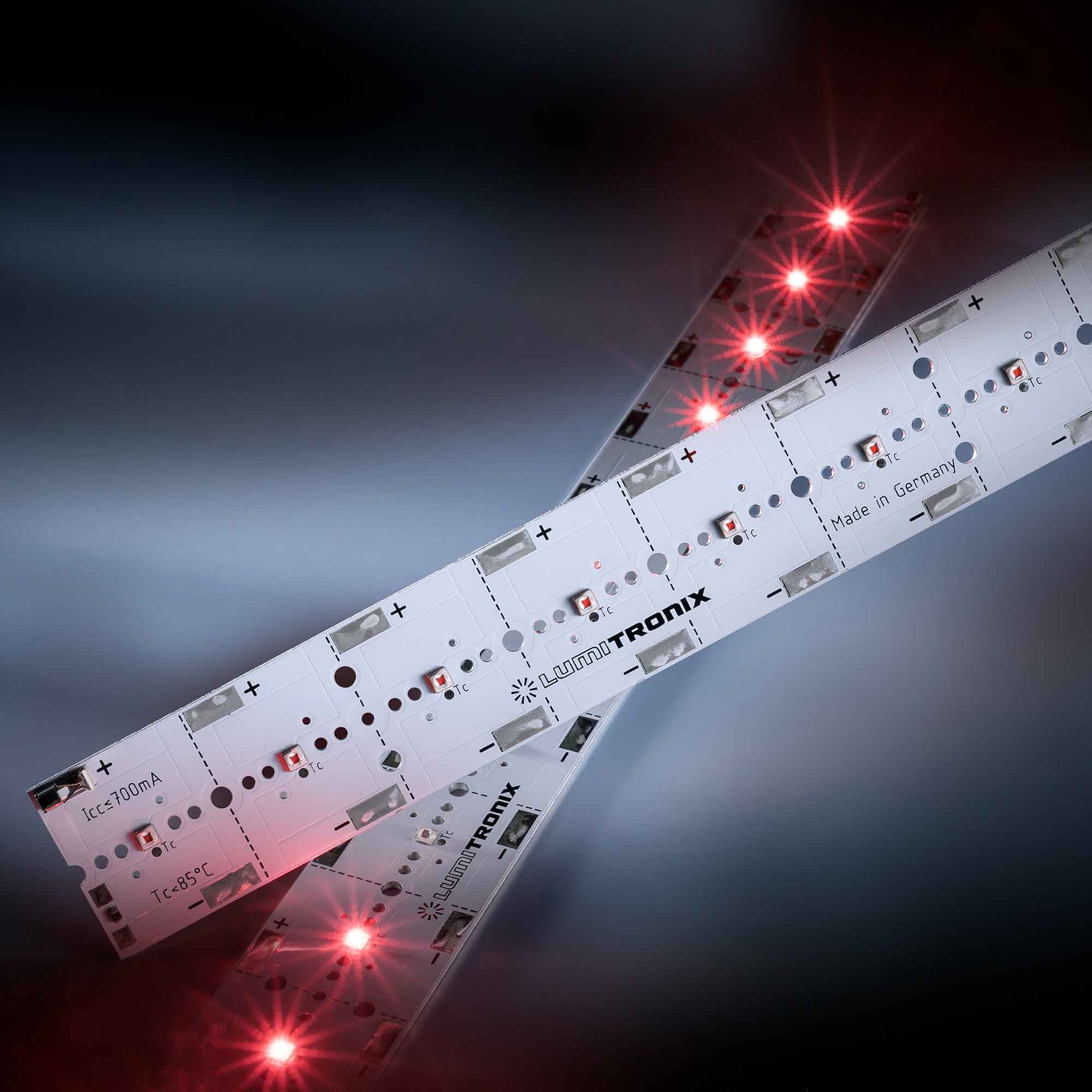 PowerBar V3 Osram Oslon Square LED Module Aluminium Cold White 5700K CRI70 3250lm 12 LEDs 700mA 25.55W 28.6cm - view 3