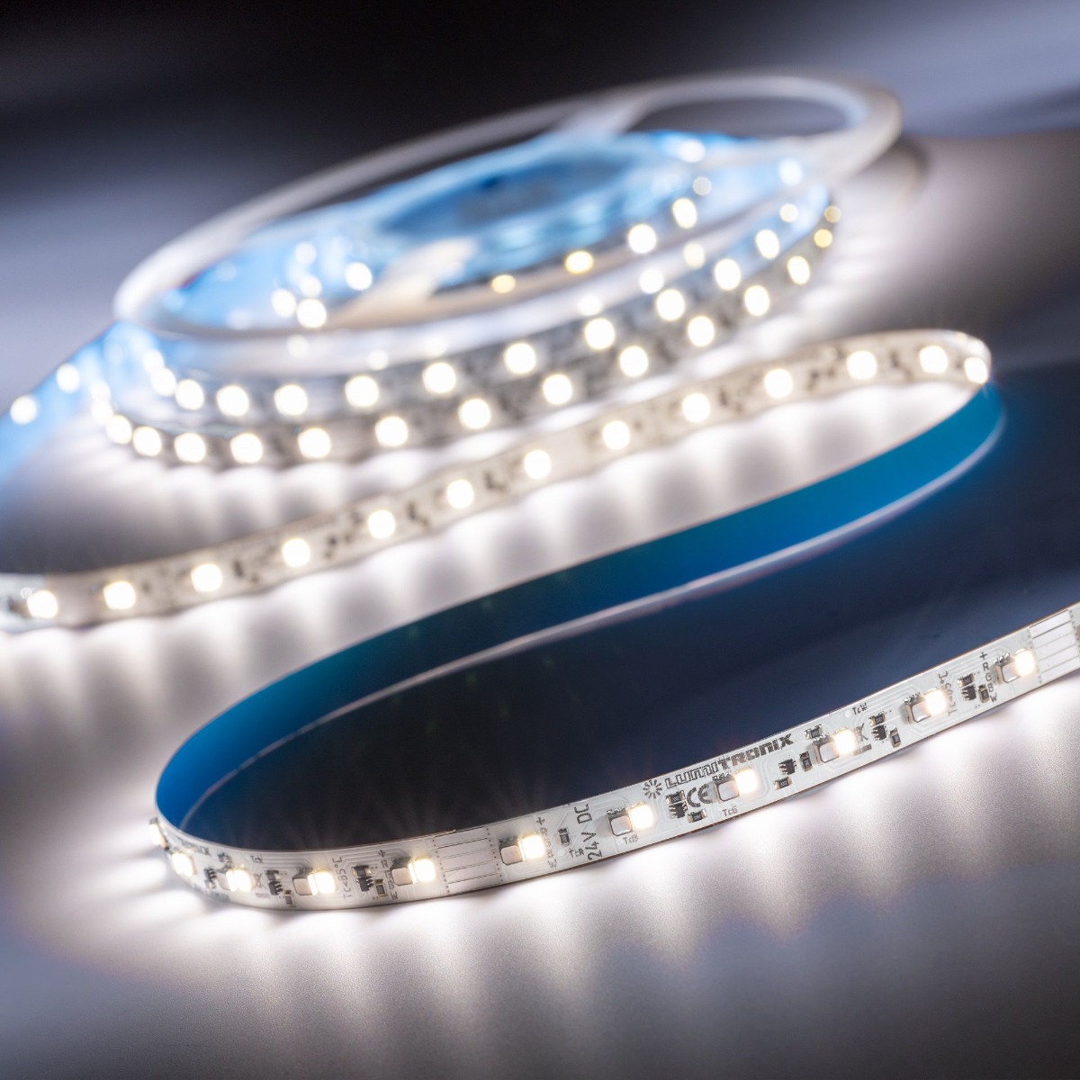 Custom Made Flexible RGB-TW LED Strips, Made in Germany, TW, Dynasolis, RGBW, RGB+TW, Made in Germany, 12/24/48V, up to 164ft length & 0.2-0.79" width