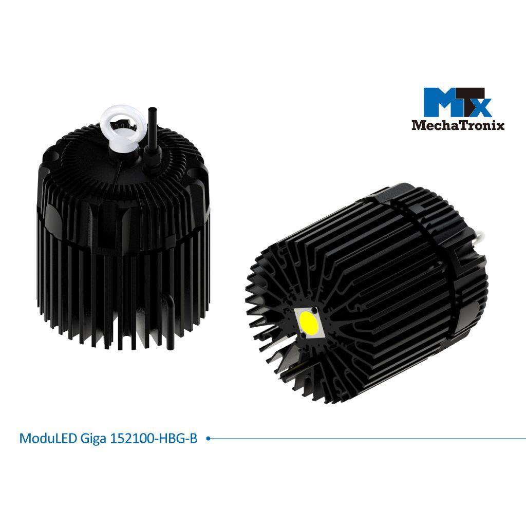 NICHIA COB Light-Engine, Square COB-S LEDs, LEDiL Optics, MechaTronix Heatsink (14000-16000lm, 2200-6500K, RA80-95)