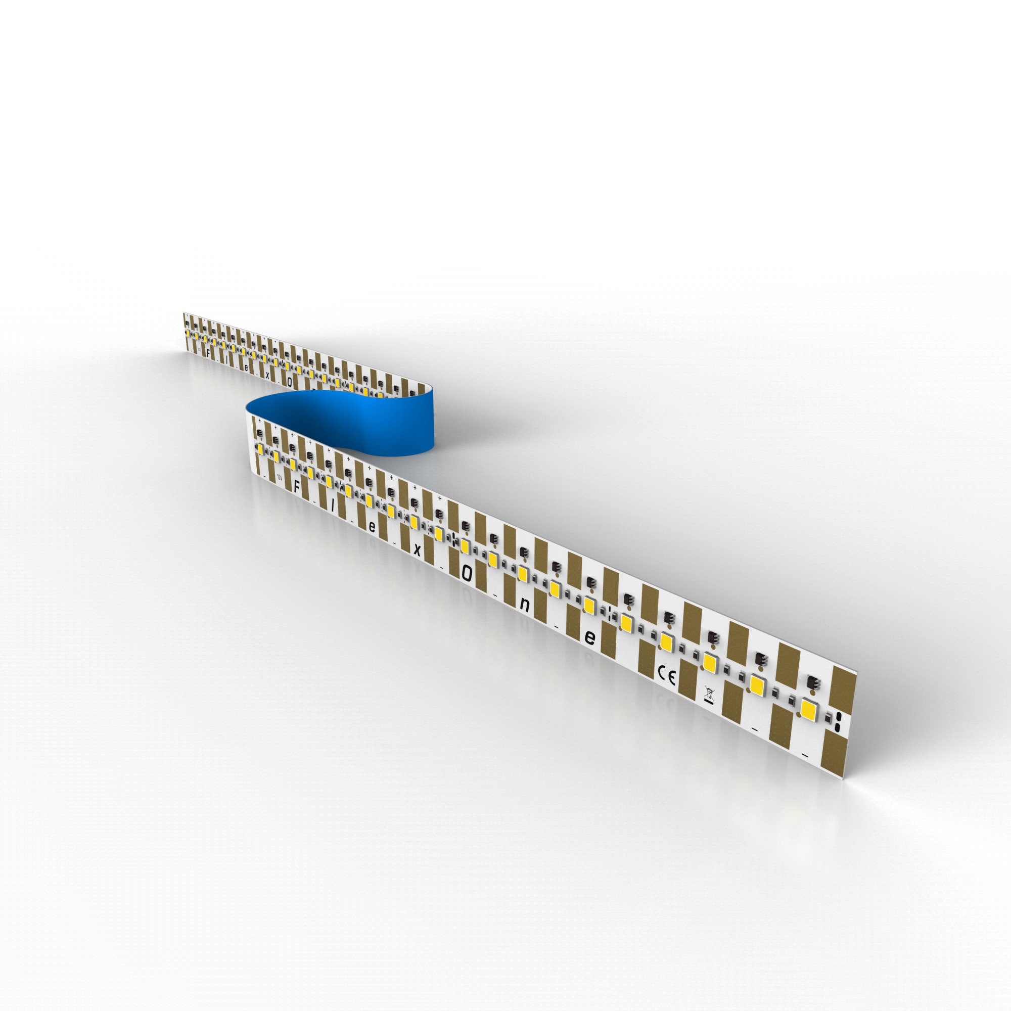 FlexOne4080 Samsung LED Strip neutral white 4000K 19000lm 12V 30 LEDs/ft 16ft/5m reel (1160lm & 12.9W/ft)