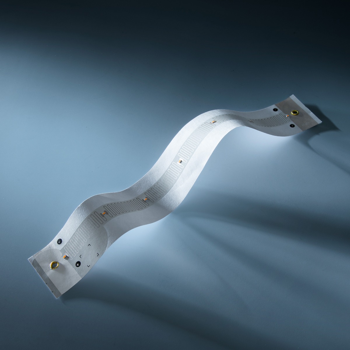 PaperFlex-1-1080 Osram LED Strip ONE ROW 13.77"x1.96" & 7 LEDs warm white 2700K 24V 270lm/sqft