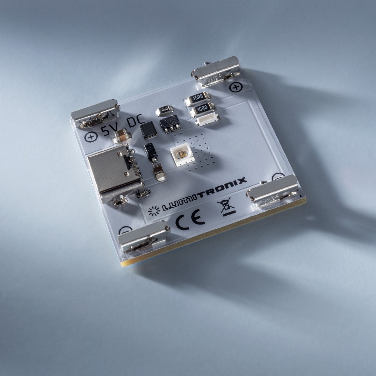 Violet UVC 275nm LED Module 3.5mW USB-C 1.18"x1.18" 5V