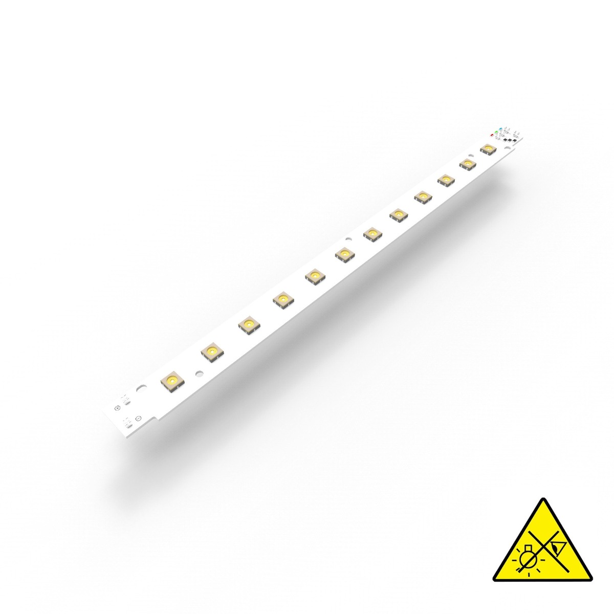 Violet UVB Seoul Viosys LED Strip 310nm 12 LEDs 112mW 28cm 650mA for disinfection and sterilization